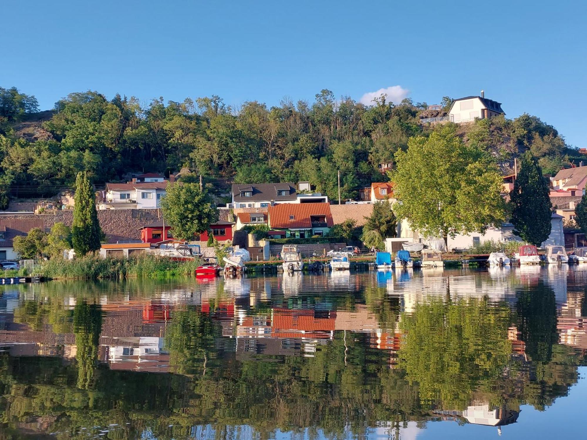 Ferienhaus Saaleblick Wettin エクステリア 写真